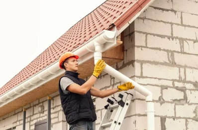 Pose et remplacement de gouttières à Abbans-Dessus